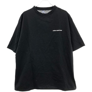 ユニフォームエクスペリメント(uniform experiment)のuniform experiment ユニフォームエクスペリメント 23SS FABRIC MIX TEE Tシャツ UE-230029 ブラック 1(Tシャツ/カットソー(半袖/袖なし))