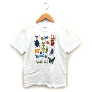 グラニフ(Graniph)のグラニフ カットソー Tシャツ クルーネック コットン 綿 プリント 透け感 (Tシャツ(半袖/袖なし))