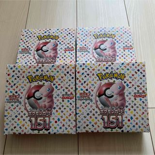 ポケモン(ポケモン)のポケモンカード151 4box(シングルカード)