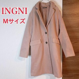 イング(INGNI)のINGNI イング ロングコート コート アウター ジャケット ピンク 春コート(ロングコート)