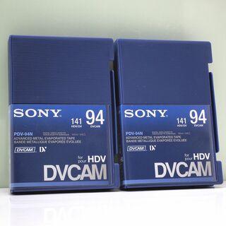 ソニー(SONY)の2本 SONY PDV-94N DVCAM テープ 94分 未使用(その他)