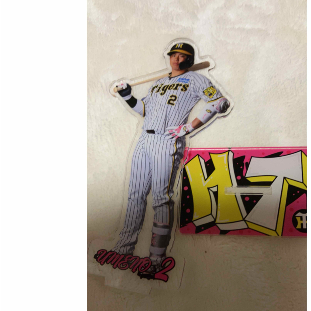 阪神タイガースガラコロアクスタ梅野 スポーツ/アウトドアの野球(記念品/関連グッズ)の商品写真