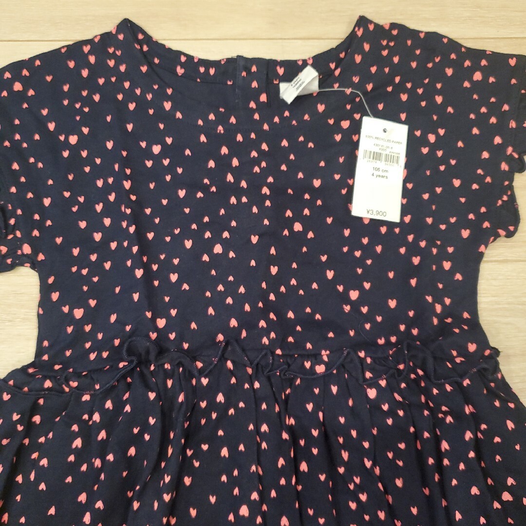 babyGAP(ベビーギャップ)のbabyGAP コットン100％ワンピース キッズ/ベビー/マタニティのキッズ服女の子用(90cm~)(ワンピース)の商品写真