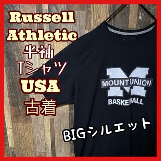 ラッセルアスレティック(Russell Athletic)のXL オーバーサイズ ラッセルアスレティック ブラック メンズ 半袖 Tシャツ(Tシャツ/カットソー(半袖/袖なし))