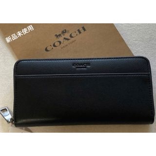 COACH - 新品　COACH コーチ長財布　メンズ　レディース　ブラック