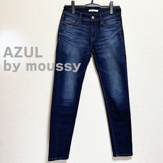 AZUL by moussy - AZUL by moussy　アズール　マウジー　デニム　パンツ　スキニー　青