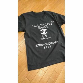 新品XLサイズ-HollyWoodScandal No,9CC-S/black-(Tシャツ/カットソー(半袖/袖なし))