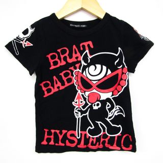 ヒステリックミニ 半袖Ｔシャツ トップス デビルキン ベビー 男の子用 90サイズ ブラック HYSTERIC MINI(Ｔシャツ)