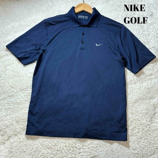 ナイキ(NIKE)の【Mサイズ 】NIKEGOLF  ポロシャツ ゴルフウェア メンズ ネイビー(ウエア)
