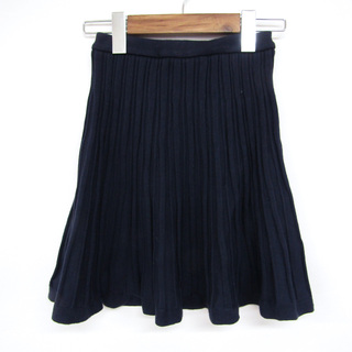 ファミリア(familiar)のファミリア ニットスカート ボトムス プリーツ 日本製 キッズ 女の子用 140サイズ ブラック Familiar(スカート)