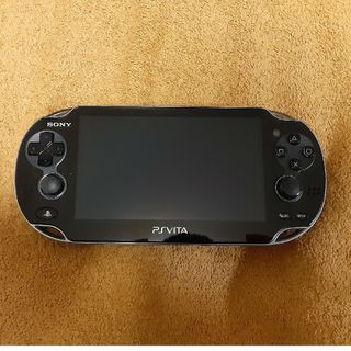 ソニー(SONY)のpsvita本体　ブラック未使用　中古箱無し　値下げ不可(携帯用ゲーム機本体)