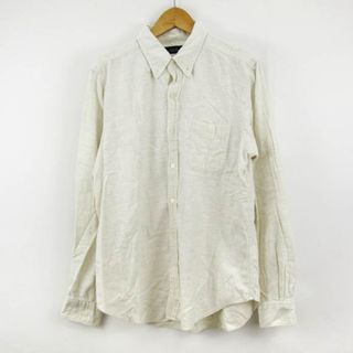 UNITED ARROWS green label relaxing - グリーンレーベルリラクシング 長袖シャツ トップス ユナイテッドアローズ メンズ Lサイズ ベージュ green label relaxing