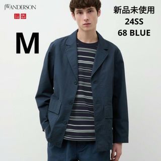 UNIQLO - 新品未使用 ユニクロ JWアンダーソン 24SS コットンジャケット ブルー M