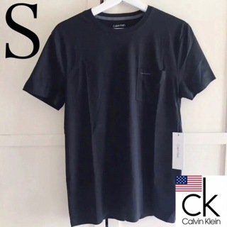 カルバンクライン(Calvin Klein)のレア 新品 USA カルバンクライン メンズ Tシャツ 黒 S 下着(Tシャツ/カットソー(半袖/袖なし))