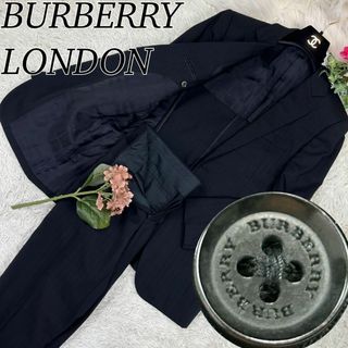 バーバリー(BURBERRY)のバーバリーロンドン メンズ スーツ 上下セット ストライプ ブラック M 38R(その他)