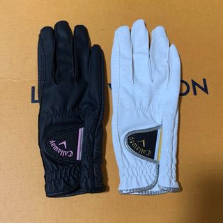 キャロウェイ(Callaway)のCallaway・キャロウェイ：ゴルフグローブ レディース 左利き 右手用 2枚(ウエア)