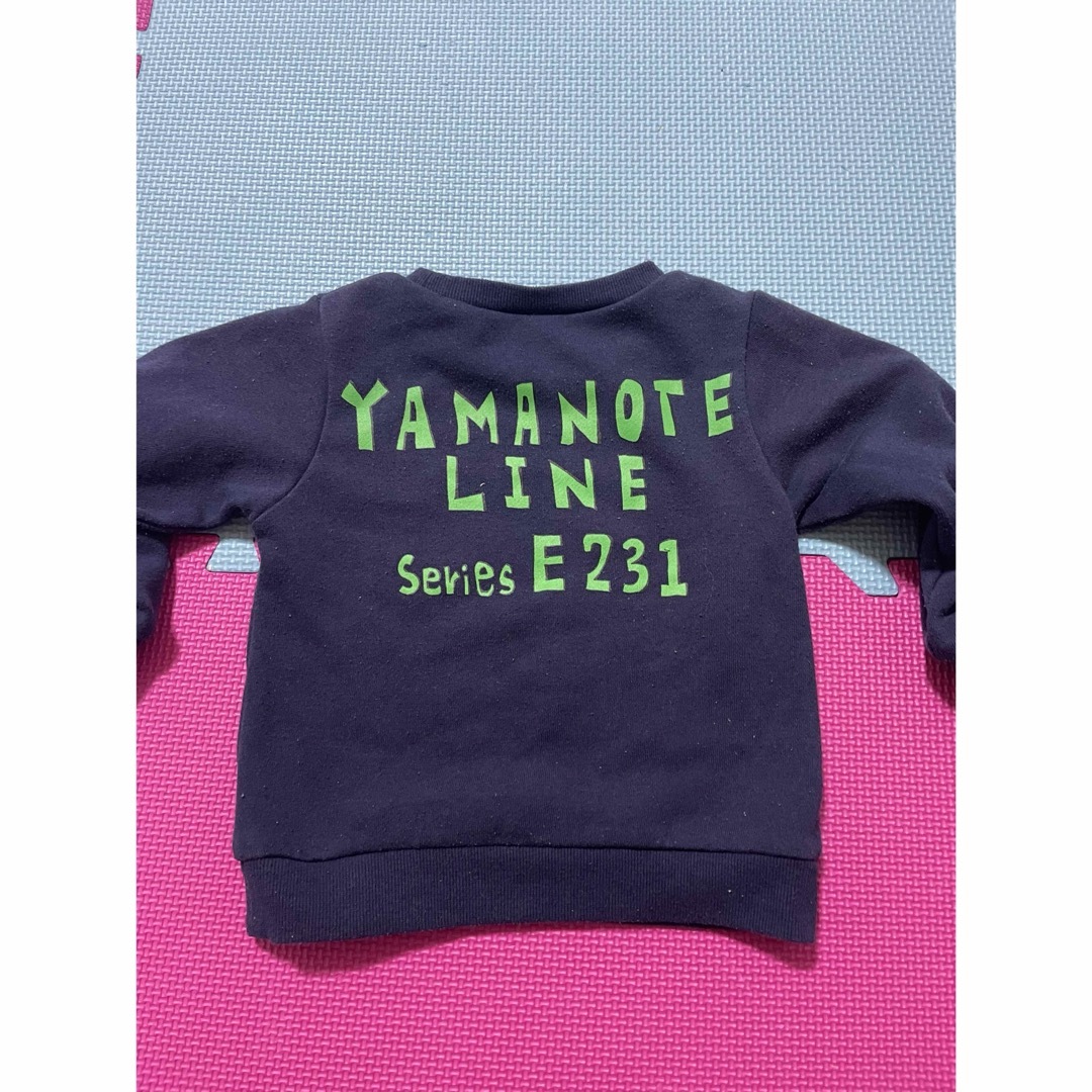 山手線トレーナー 90cm キッズ/ベビー/マタニティのキッズ服男の子用(90cm~)(Tシャツ/カットソー)の商品写真