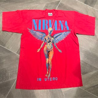 NIRVANA ニルヴァーナバンドTシャツ/バンT/USED/古着XL(Tシャツ/カットソー(半袖/袖なし))