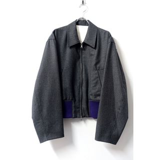 ウル(URU)の23AW URU Zip up boluson Gray サイズ1 (Sサイズ)(ブルゾン)