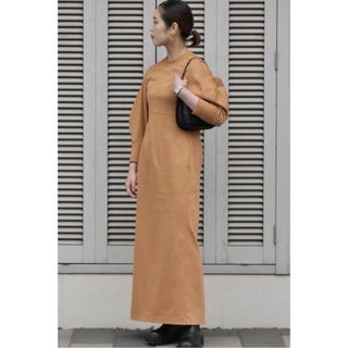 マメ(mame)の未使用Mame Kurogouchi Cotton Jersey Dress(ロングワンピース/マキシワンピース)