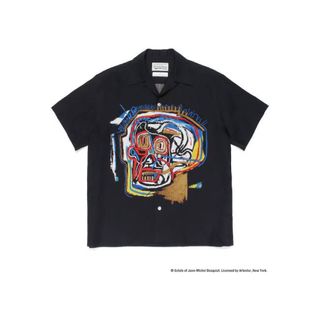 ワコマリア(WACKO MARIA)のWACKO MARIA × BASQUIAT ハワイアンシャツ　Ｌ(シャツ)