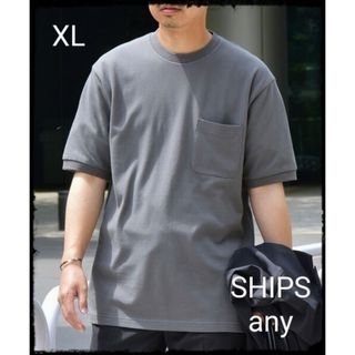 SHIPS - 【美品】〈吸水速乾・接触冷感・抗菌防臭 他〉 多機能 カノコ Tシャツ