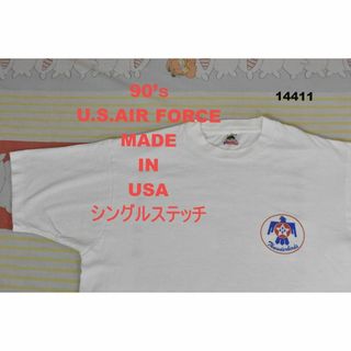 ミリタリー(MILITARY)のサンダーバーズ 90’ｓ Tシャツ t14410 USA製 シングルステッチ(Tシャツ/カットソー(半袖/袖なし))