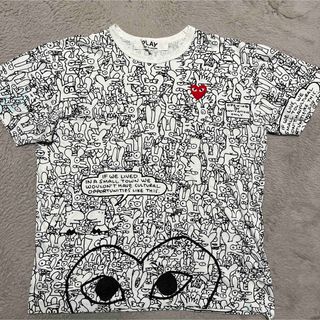 コムデギャルソン(COMME des GARCONS)のPLAY GARCONS  Matt Groenin ギャルソンtシャツ　XL(Tシャツ/カットソー(半袖/袖なし))