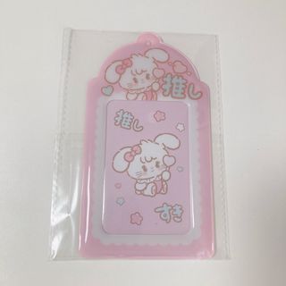 mikko トレカケース　トレカホルダー チェキ　ピンク　キャミー 推し うさぎ(キャラクターグッズ)