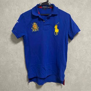 ポロラルフローレン(POLO RALPH LAUREN)のポロ　ラルフローレン　ビッグポニー　半袖ポロシャツ　ネイビー　Sサイズ(ポロシャツ)