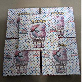 ポケモンカード ポケカ 151 ボックス5BOX 新品未開封品 シュリンク付き(Box/デッキ/パック)