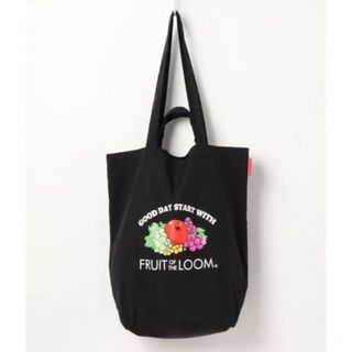 フルーツオブザルーム(FRUIT OF THE LOOM)の★新品★フルーツオブザルーム エコトート  /ブラック(トートバッグ)