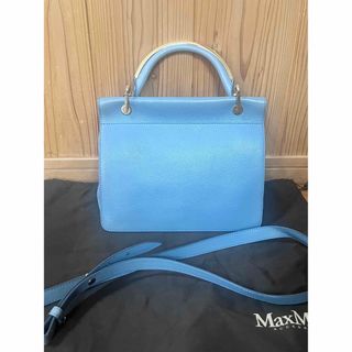 Max Mara(マックスマーラ) ハンドバッグ ライトブルー レザーショルダー