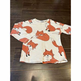 ザラキッズ(ZARA KIDS)のZARA  キツネ　ロンT(Tシャツ/カットソー)