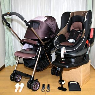 combi - 美品 Combiベビーカーとコンビ360度回転チャイルドシート◆新生児～