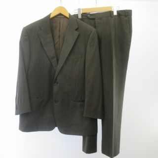 コルネリアーニ Corneliani スーツ カシミヤ混 茶 グレー 52 (スーツジャケット)