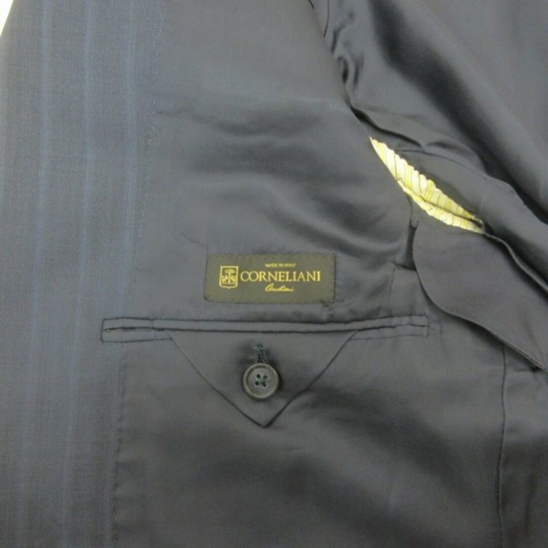コルネリアーニ Corneliani スーツ セットアップ ウール 紺 52  メンズのスーツ(スーツジャケット)の商品写真