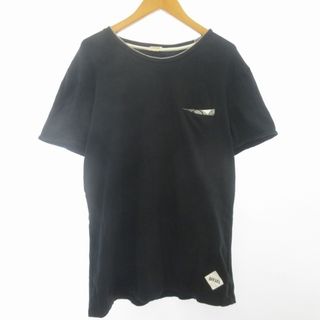 ディーゼル(DIESEL)のディーゼル ワンポイントロゴ ポケットTシャツ カットソー 約M  ■GY06(Tシャツ/カットソー(半袖/袖なし))