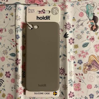 Holdit  iPhoneSE/8/7用 シリコーンケース　トープ　グレー(モバイルケース/カバー)