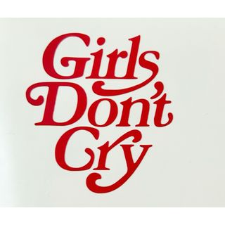 ガールズドントクライ(Girls Don't Cry)の[最小]Girls don't Cry ガールズドントクライ ステッカー◆赤◆(その他)