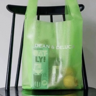 DEAN & DELUCA ショッピングバッグ EVAライムグリーン