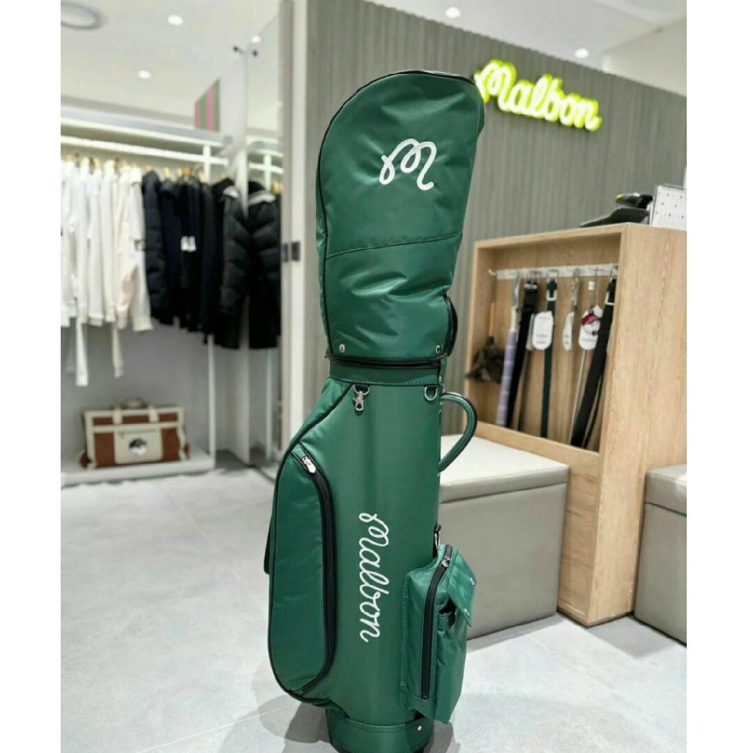 マルボン POTR Porterキャディバック 新品 グリーン スポーツ/アウトドアのゴルフ(バッグ)の商品写真