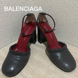 バレンシアガ(Balenciaga)のバレンシアガ☆ヒールパンプス☆37(23.5㎝)☆グレー(ハイヒール/パンプス)