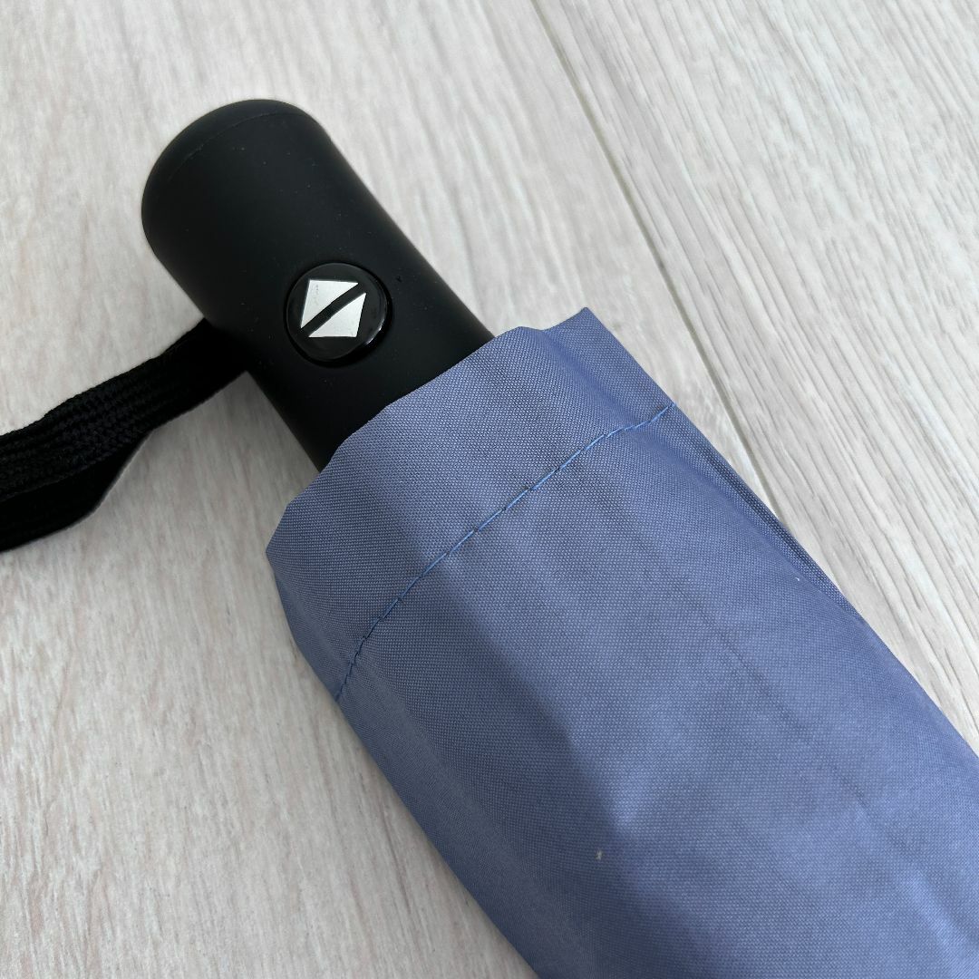 青色 雨晴兼用 折りたたみ傘 自動開閉 8本骨 日傘 紫外線対策 遮光　カサ レディースのファッション小物(傘)の商品写真