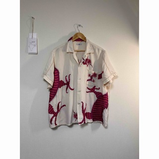 BODE Embroidered linen cotton shirt(シャツ/ブラウス(半袖/袖なし))