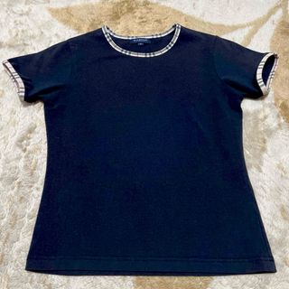 バーバリーブルーレーベル(BURBERRY BLUE LABEL)のru様専用　バーバリーロンドン　バーバリーチェックが可愛い　Tシャツ　Sサイズ(Tシャツ(半袖/袖なし))