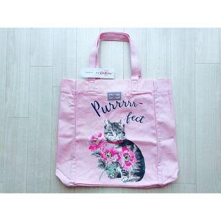 Cath Kidston - 【新品未使用】キャスキッドソン キャンバス トートバッグ キャット&フラワー