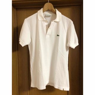 ラコステ(LACOSTE)のラコステ ポロシャツ 1212 ホワイト サイズ2 フランス製(ポロシャツ)