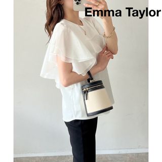 エマテイラー(Emma Taylor)のEmma Taylor フリル ブラウス 透け感 ボリューム袖 エマテイラー(シャツ/ブラウス(半袖/袖なし))