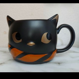 スターバックス(Starbucks)のスタバ　ハロウィン　黒猫　マグカップ　2018(グラス/カップ)